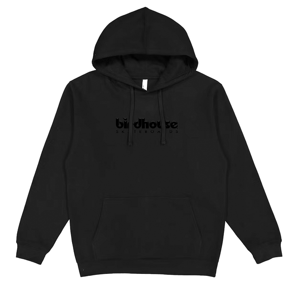 Puff Logo Hoodie Black