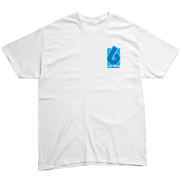 B Logo Tee White